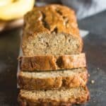 This Skinny Banana Bread is so moist, perfectly sweet, and delicious, you would never know it's "skinny"!